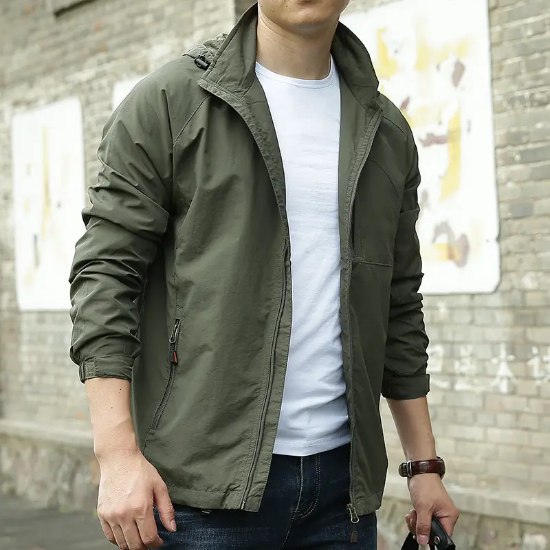 Herren Leichte Windjacke Drune