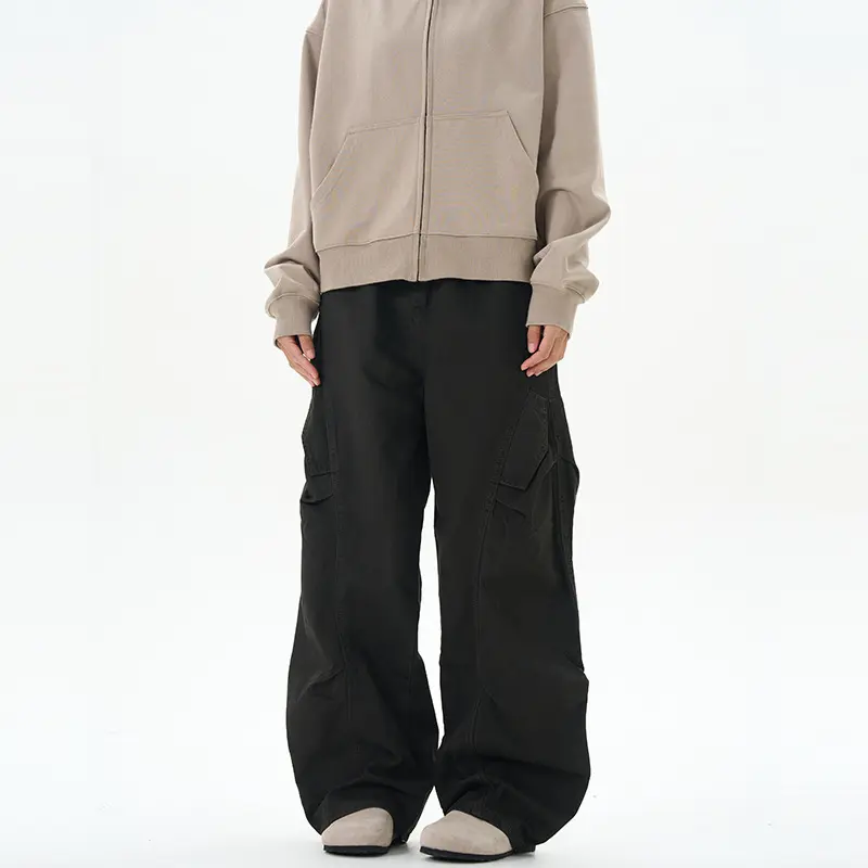 Herren Locker fallende Paneel-Cargo-Baggyhose im Workwear-Stil Drune