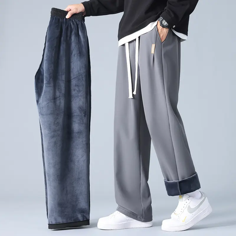 Herren Luxuriöse Fleece-Loungewear-Hose