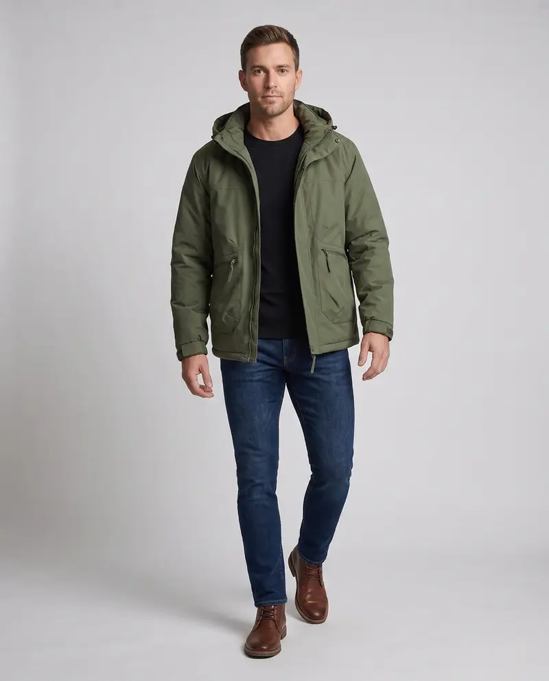 Herren Moderne Allwetterjacke Drune
