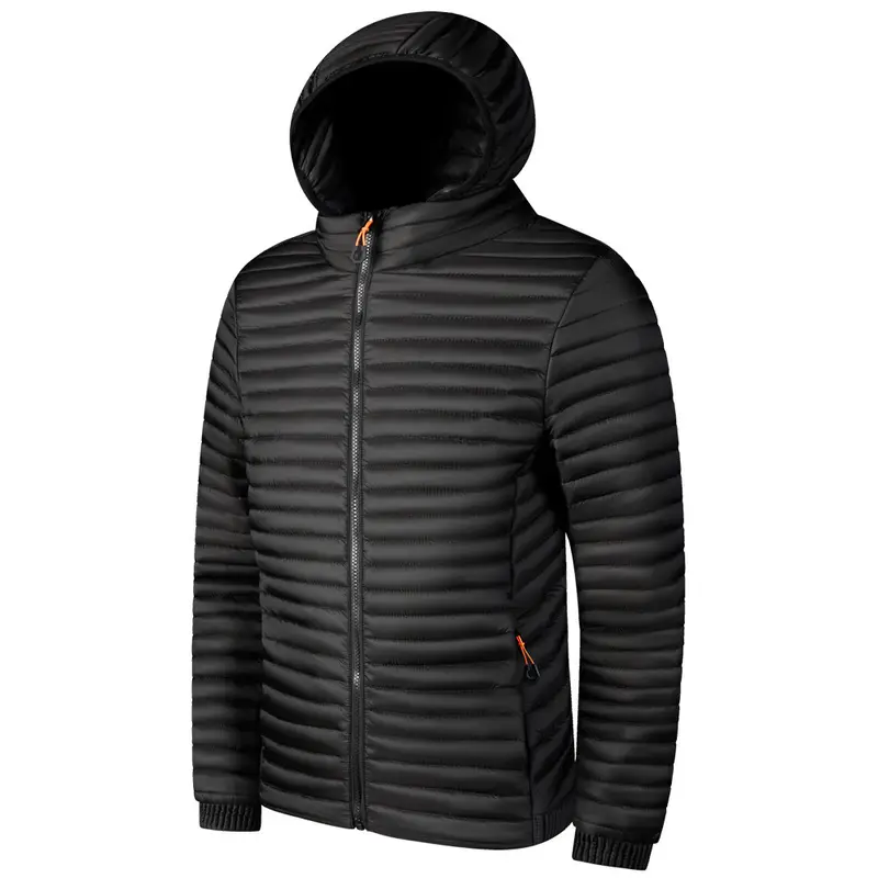 Herren Moderne Steppjacke mit Kapuze Drune