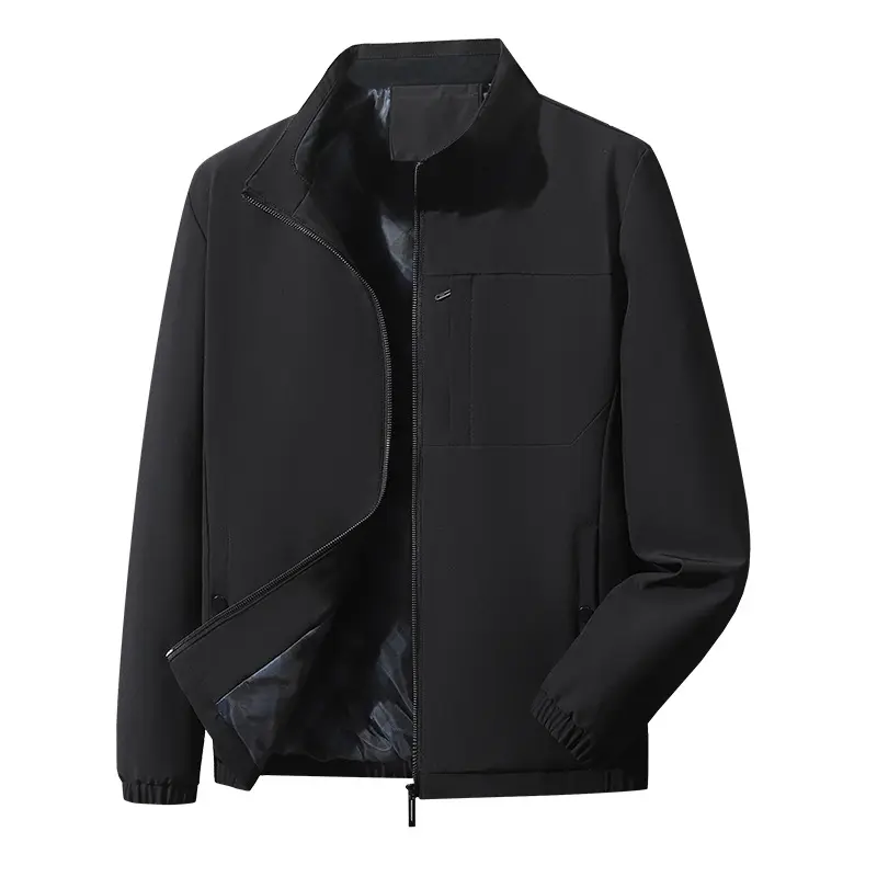 Herren Moderner Übergangsjacke mit praktischem Stehkragen Drune