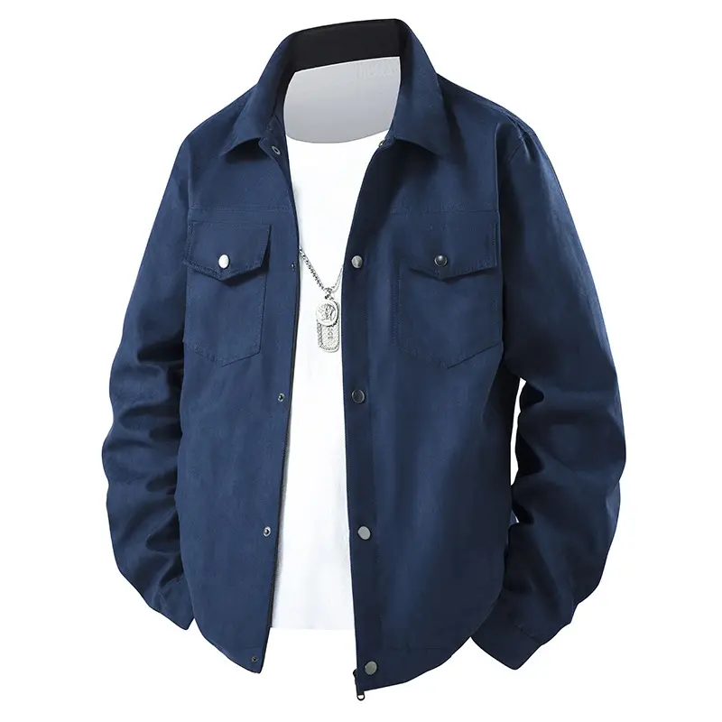 Herren Moderner Utility-Style Jacke Drune