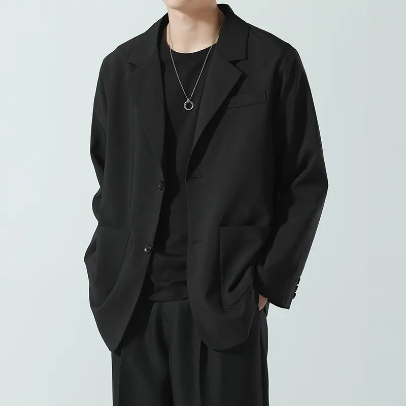 Herren Modernes Oversize Sakko im Minimal‑Look mit aufgesetzten Taschen Drune