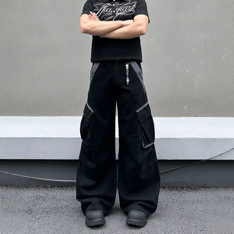 Herren Modische Baggy Cargo-Hose Drune