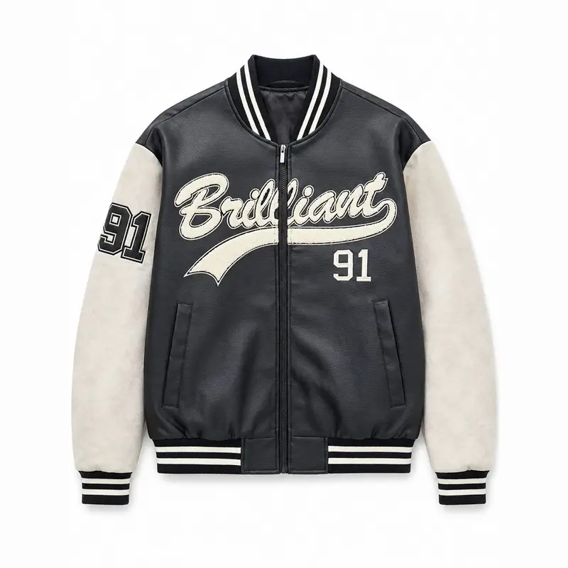 Herren Modische Bomberjacke mit sportlichem Schnitt Drune