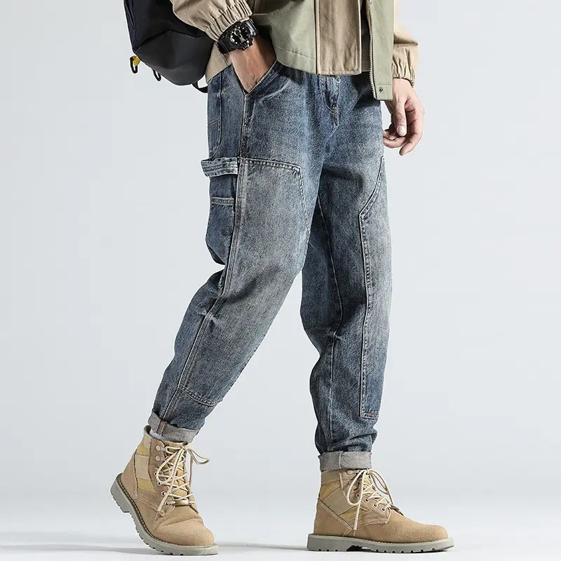 Herren Modische Cargo-Hose mit praktischen Taschen Drune