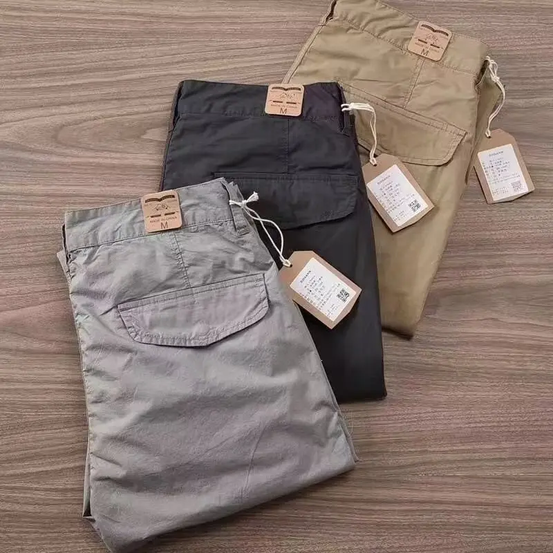 Herren Modische Chino-Hose mit elastischem Bund Drune