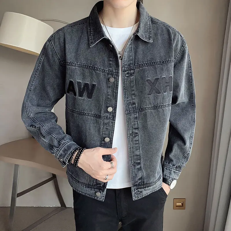 Herren Modische Denimjacke Drune