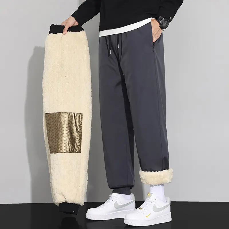 Herren Modische Fleece-Hose mit praktischem Kordelzug