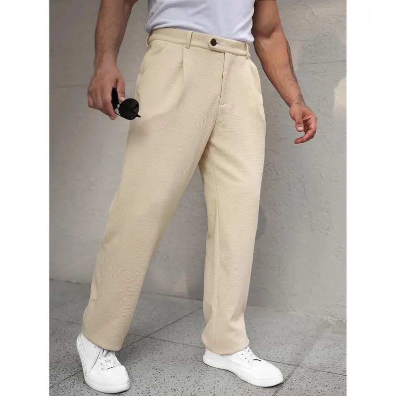 Herren Modische Freizeit-Hose mit weitem Schnitt Drune