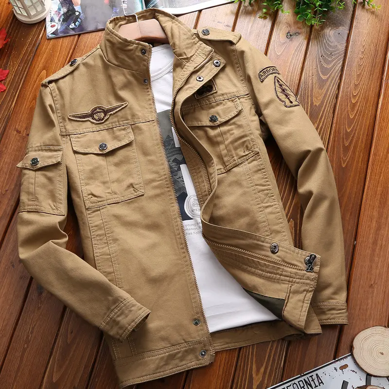 Herren Modische Freizeitjacke mit praktischen Taschen Drune
