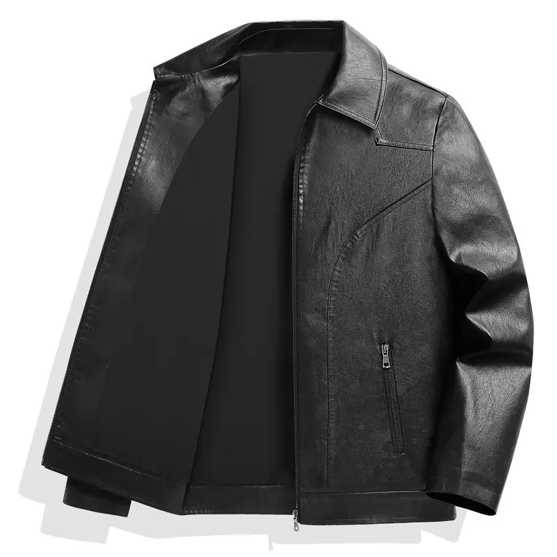 Herren Modische Kunstlederjacke Drune 1788321957