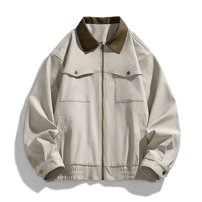 Herren Modische Nylonjacke mit Taschen Drune