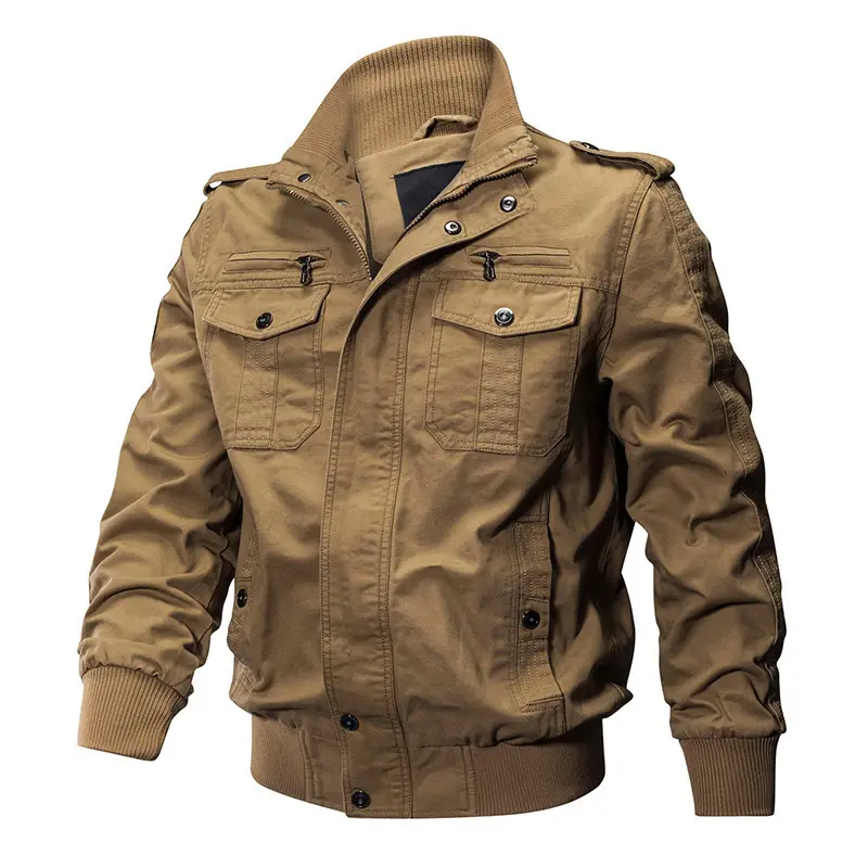 Herren Modische Outdoorjacke mit praktischen Taschen Drune