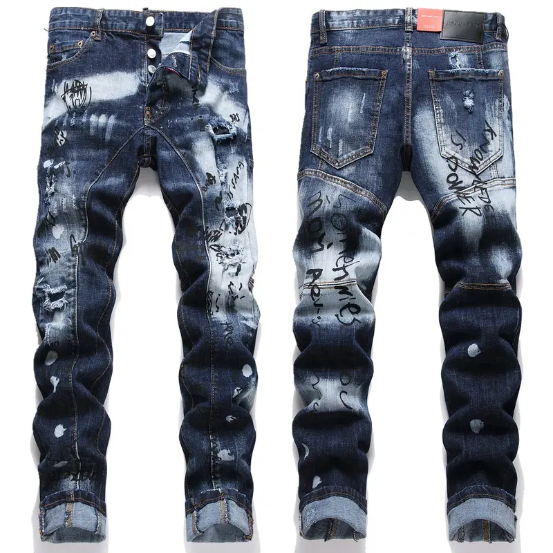 Herren Modische Skinny-Jeans Drune