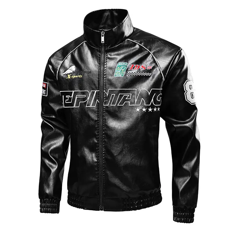 Herren Modische Sportjacke mit Steppdetails Drune