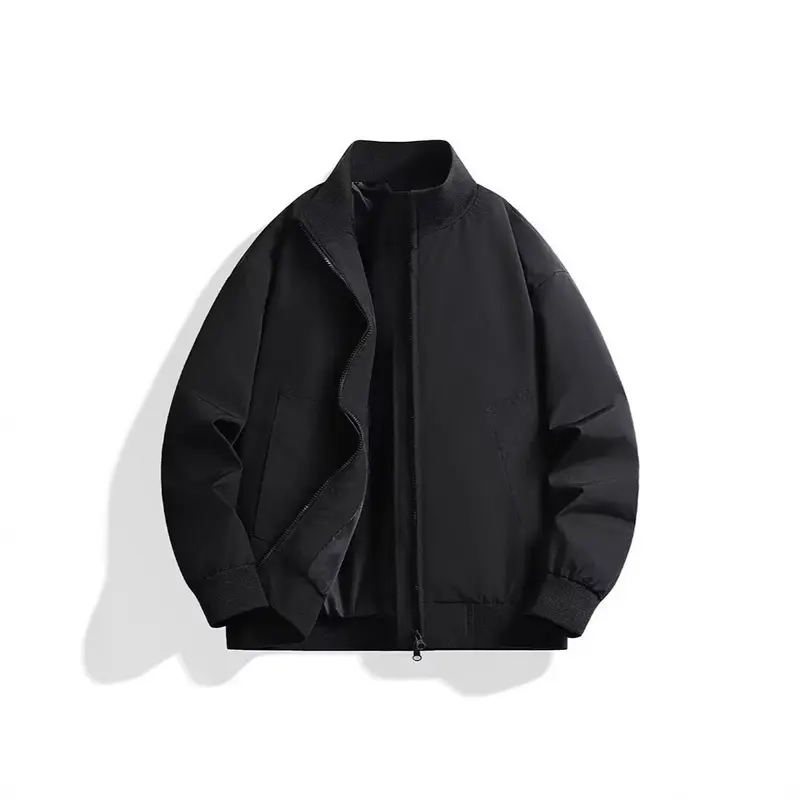 Herren Modische Steppjacke mit hohem Kragen Drune