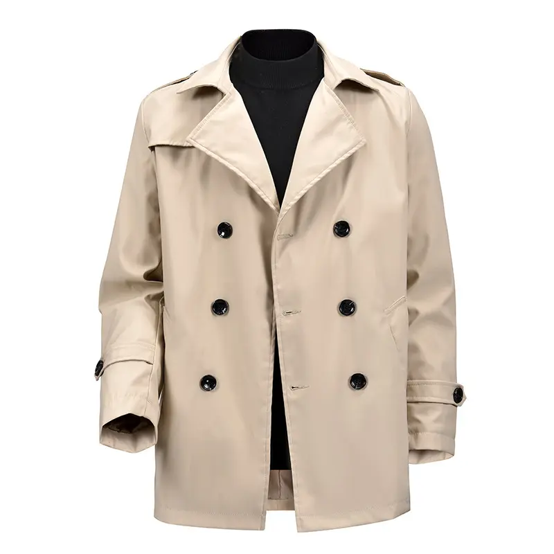 Herren Modische Trenchcoat Drune