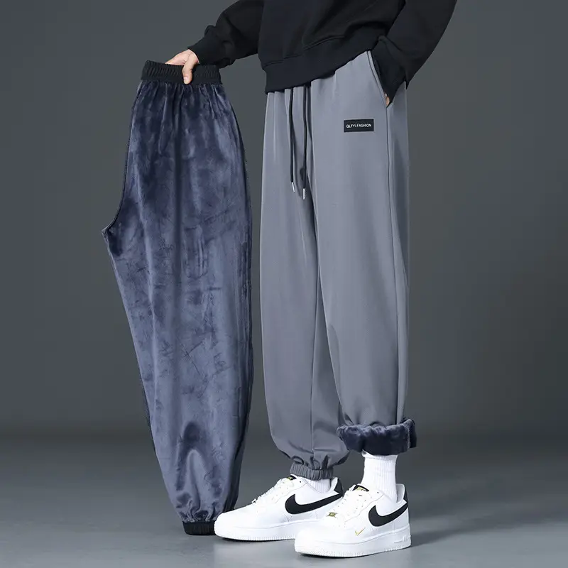 Herren Modische und Bequeme Fleece Jogginghose