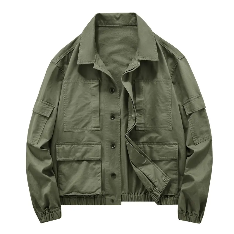 Herren Modische Utility-Jacke mit praktischen Taschen Drune 1787797484