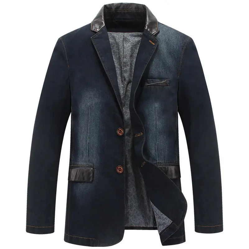 Herren Modischer Denim-Blazer Drune