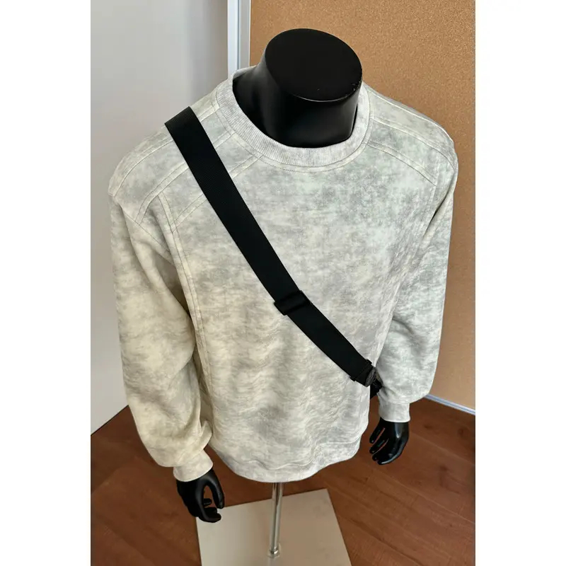 Herren Modischer Sweatshirt mit praktischem Schultergurt Drune