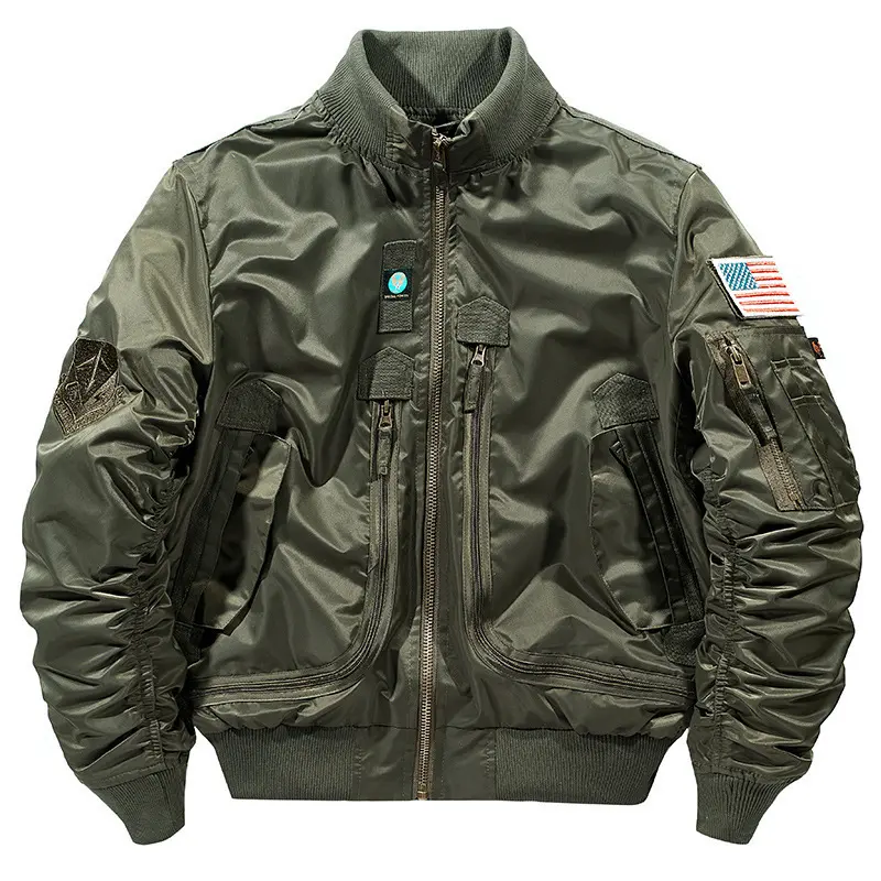Herren Multifunktionale Bomberjacke mit vielseitigen Taschen Drune
