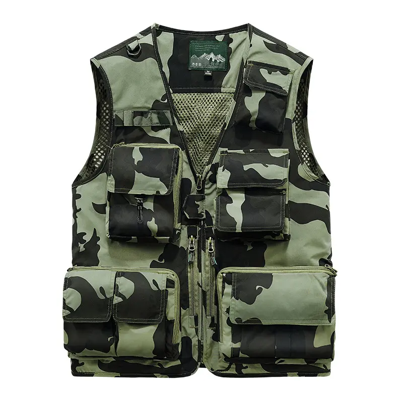 Herren Multifunktionale Cargoweste mit vielen Taschen Drune