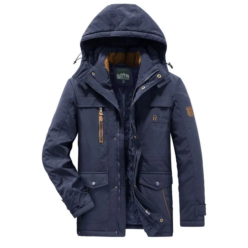 Herren Multifunktionale Outdoor-Jacke mit Fleece-Futter Drune