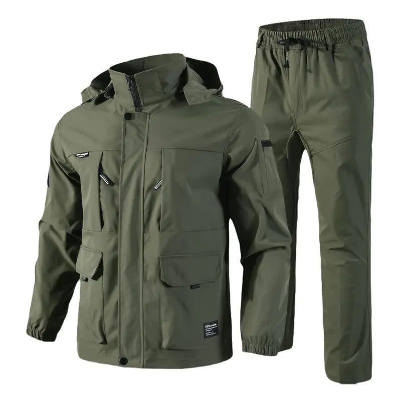 Herren Multifunktionale Outdoor-Jacke mit integrierter Funktionshose Drune