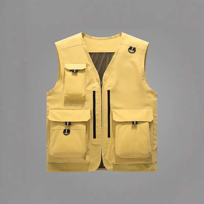 Herren Multifunktionale Outdoor-Weste mit zahlreichen Taschen Drune