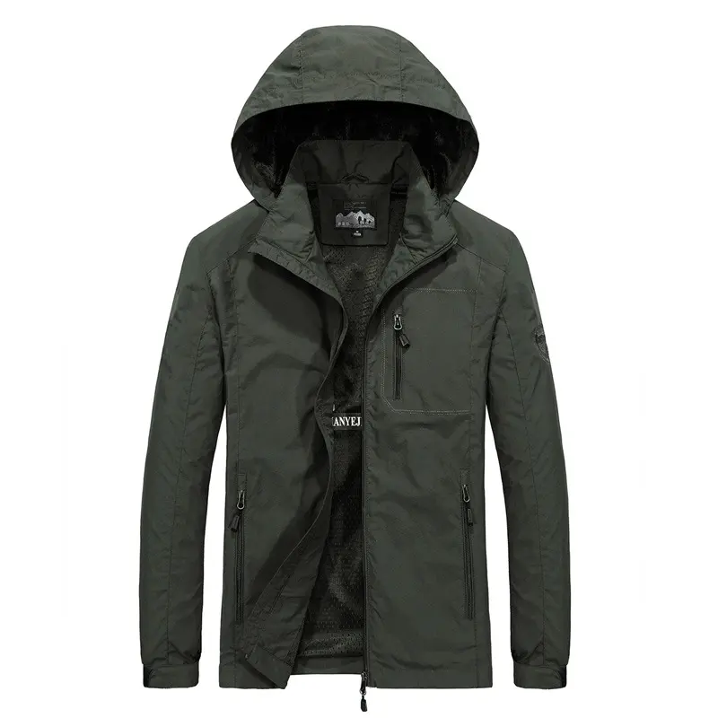 Herren Multifunktionale Outdoorjacke mit verstellbarer Kapuze Drune