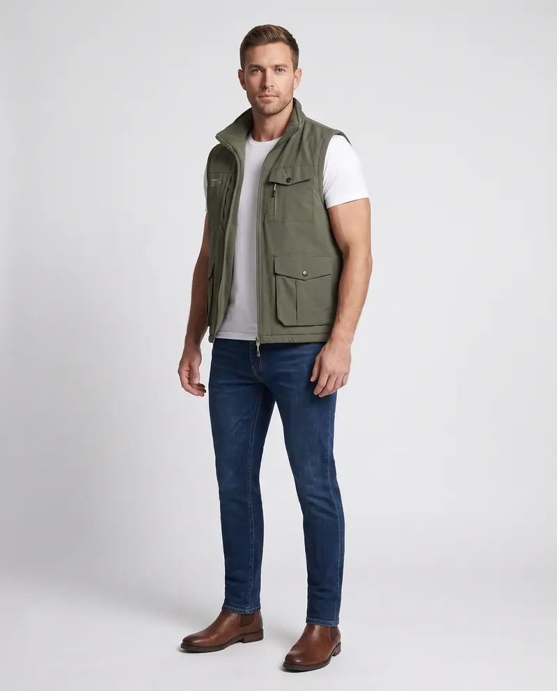 Herren Multifunktionale Steppweste Drune
