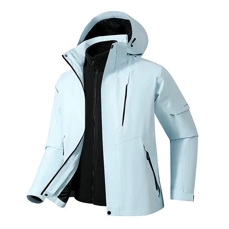 Herren Multifunktionale Winterjacke mit abnehmbarer Kapuze Drune
