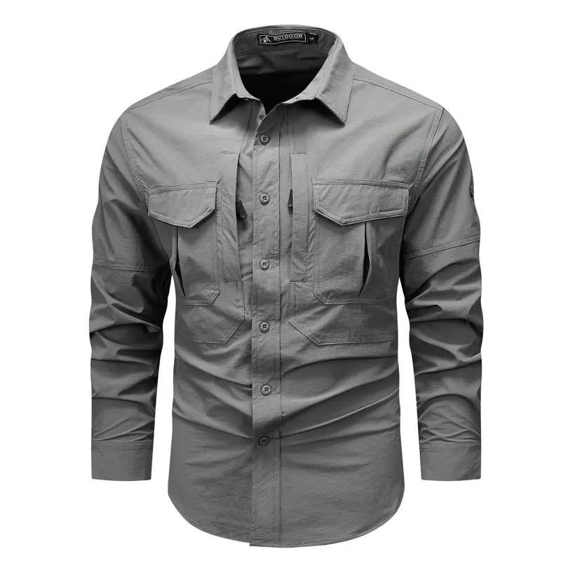 Herren Outdoor Freizeithemden Drune
