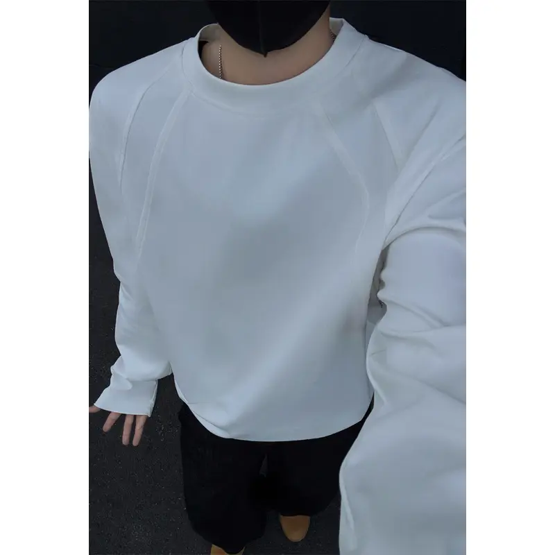 Herren Oversize Rundhals‑Sweatshirt mit Raglanärmeln und cleanem Minimaldesign Drune
