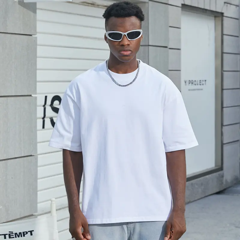 Herren Oversize T-Shirt aus schwerer Bio-Baumwolle mit weitem Schnitt Drune