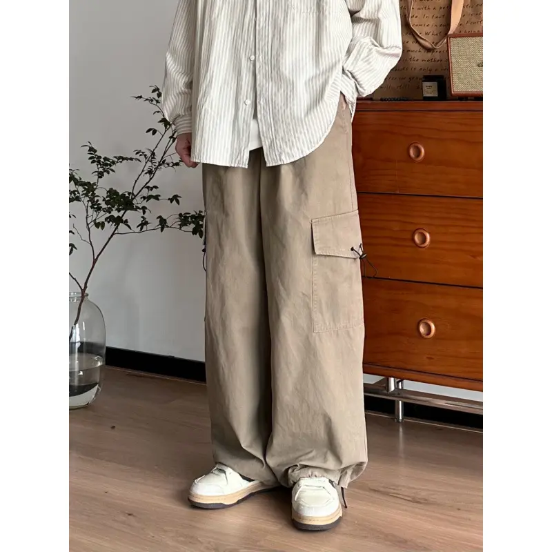 Herren Praktische Cargo-Hose mit verstellbarem Bund Drune
