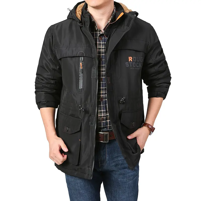 Herren Praktische Übergangsjacke mit mehreren Taschen Drune