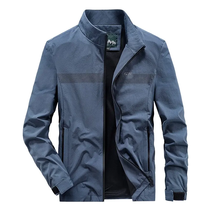 Herren Softshell‑Outdoorjacke mit Stehkragen, wind‑ und wasserabweisender Membran & reflektierendem Bruststreifen Drune