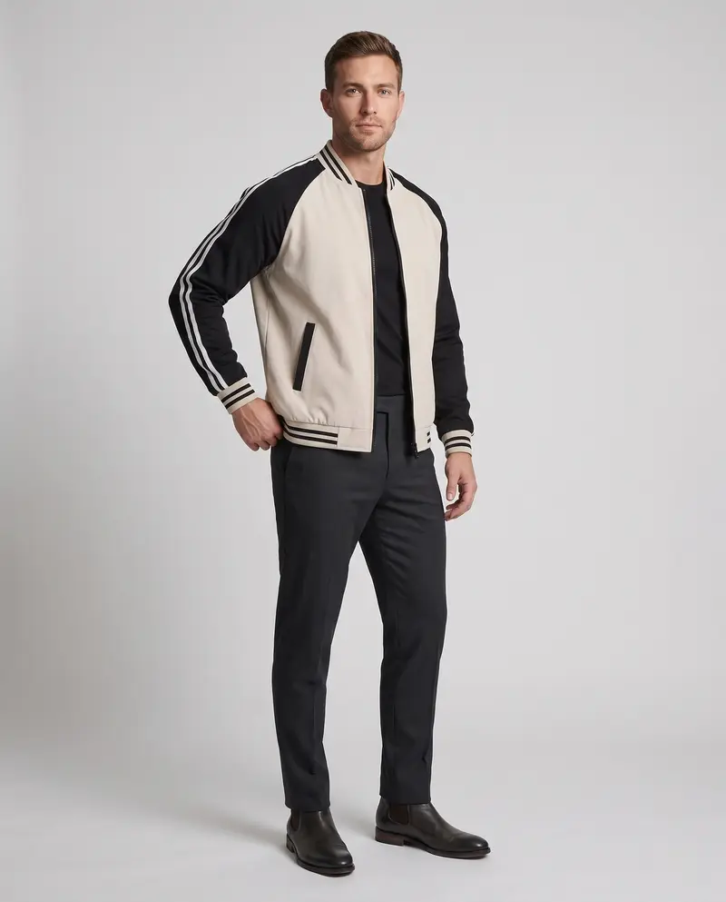 Herren Sport-Bomberjacke mit hochwertigem Innenfutter Drune