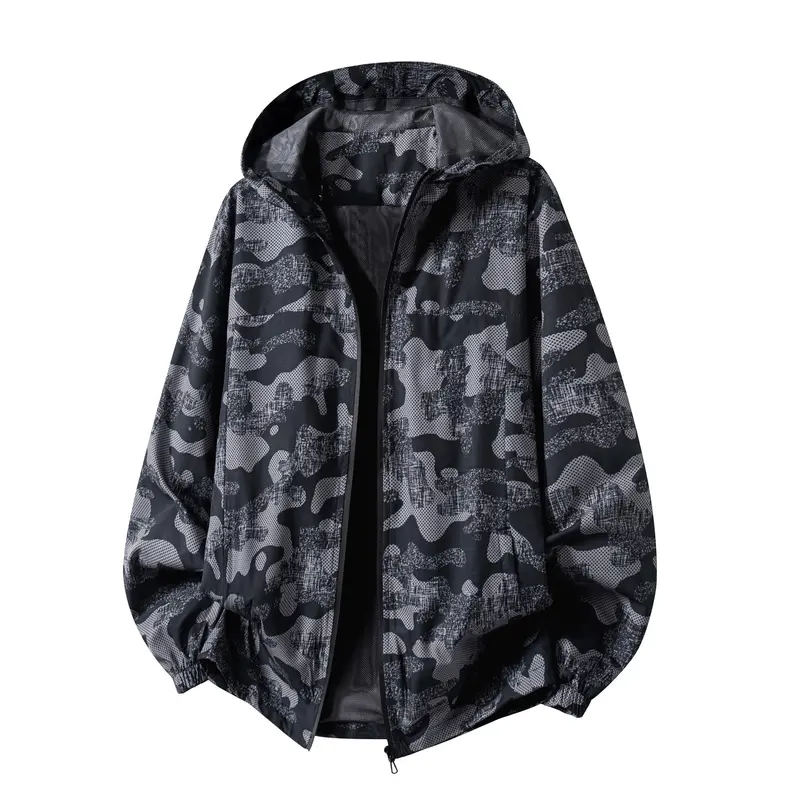 Herren Sportliche Camo-Funktionsjacke Drune