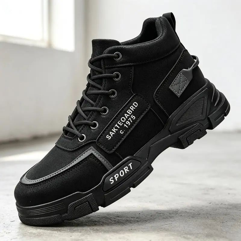 Herren Sportliche Hochkragen Sneakers Drune