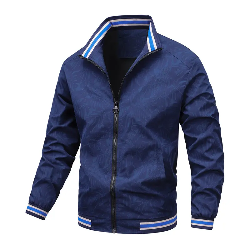 Herren Sportliche Kapuzenjacke mit floralem Muster Drune