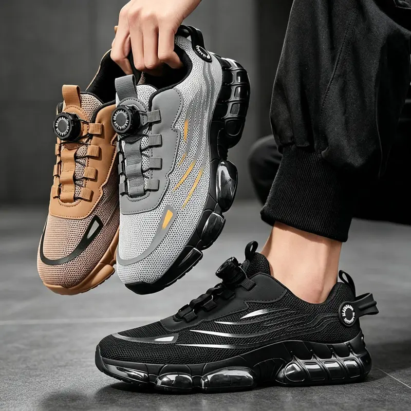 Herren Sportliche Leichtgewicht Sneakers mit innovativem Schnürsystem Drune