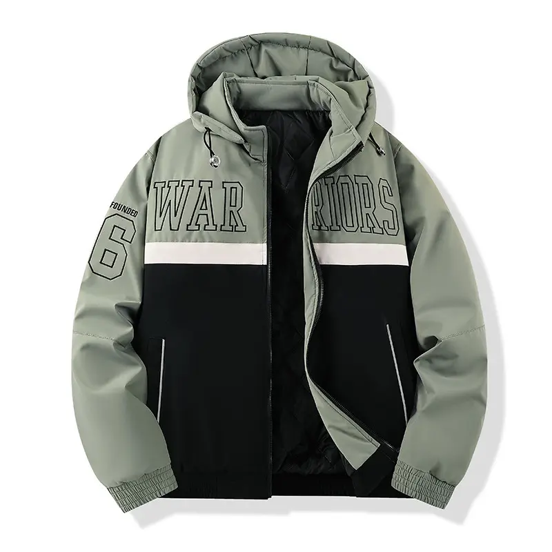 Herren Sportliche Steppjacke mit Kapuze Drune