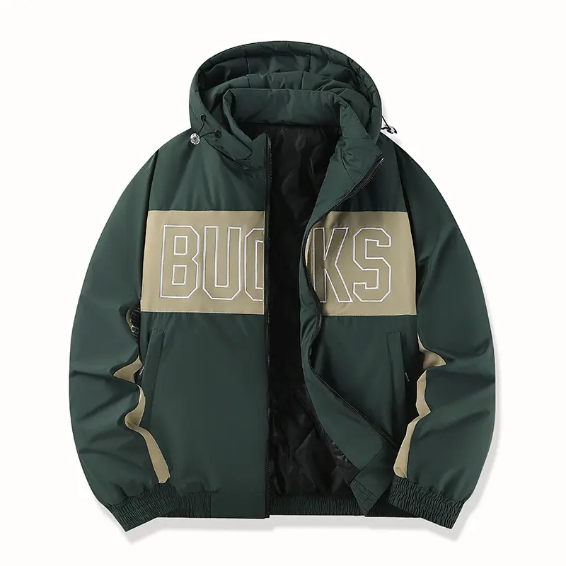 Herren Sportliche Übergangsjacke mit hochschließendem Kragen Drune