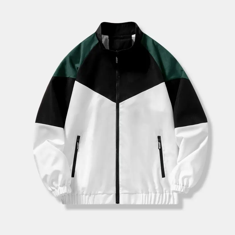 Herren Sportliche Übergangsjacke mit hohem Kragen und Reißverschluss Drune