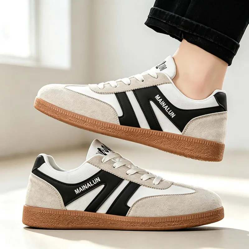Herren Sportliche Velours Sneaker Drune